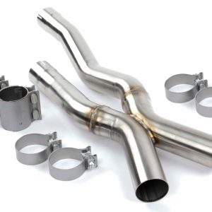 Dinan Resonator Delete Kit - 2020-2025 BMW X3M/X4M Stainless Steel - 2.75" - F97/F98