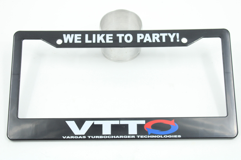 VTT "WE LIKE TO PARTY" License Plate Bracket
